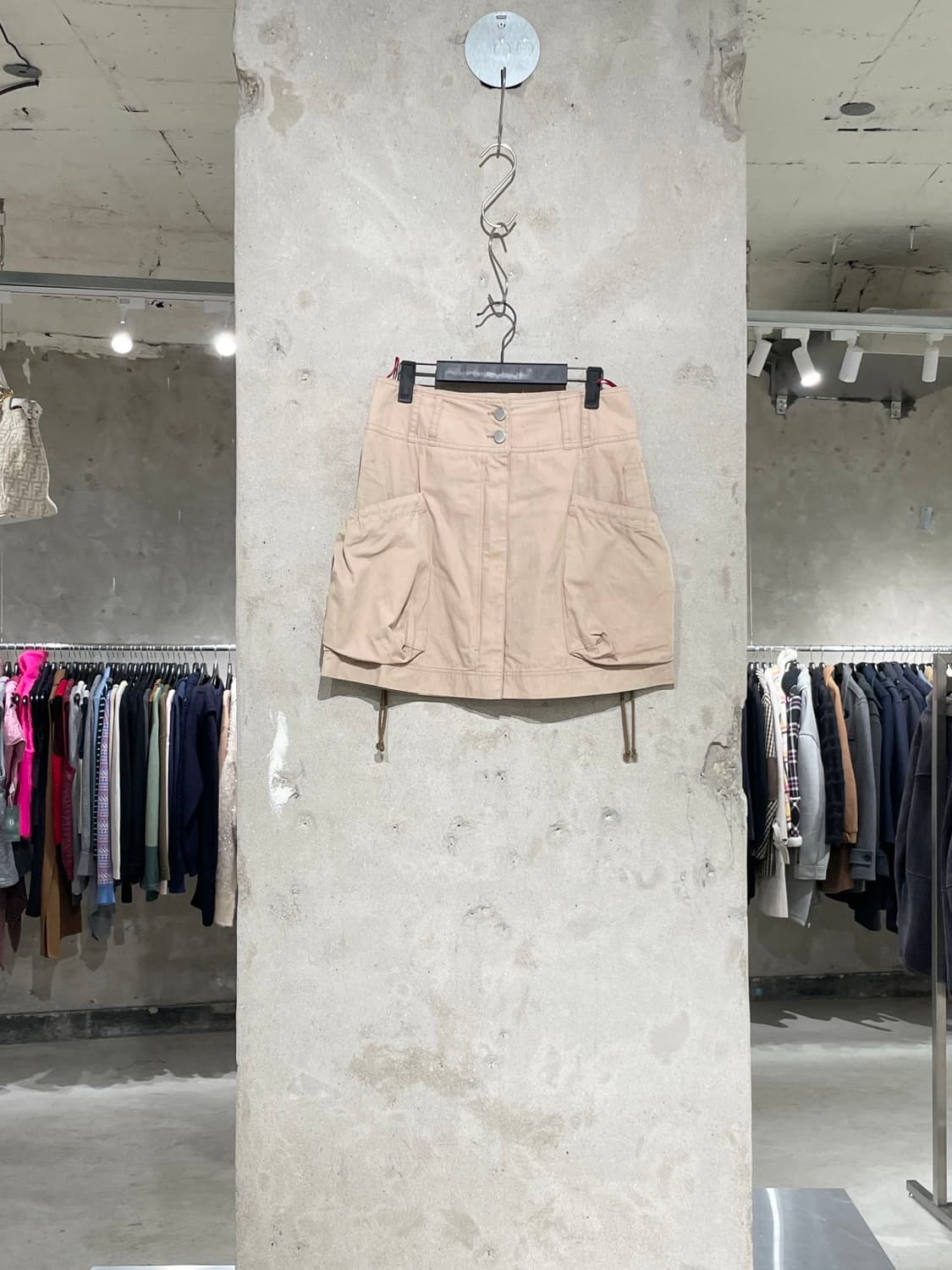 캡틴 션샤인 다크 네이비 클래식 히든 버튼 폴리에스터 코트 상품이미지10