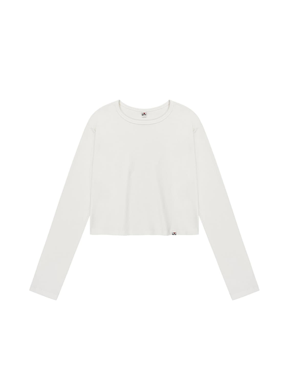 에즈이프캘리 베이직 크롭 롱슬리브 새상품 상품이미지5