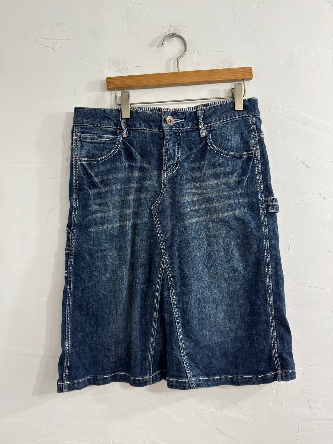 denim midi skirt 상품이미지4