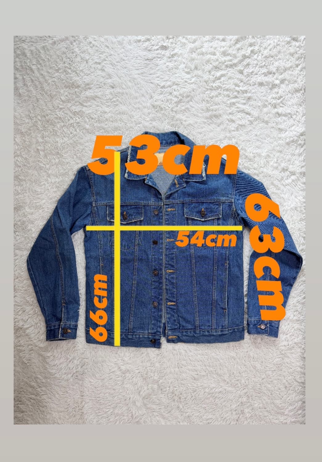 VINCENT 핸드페인팅 유니언잭 데님 자켓 상품이미지4