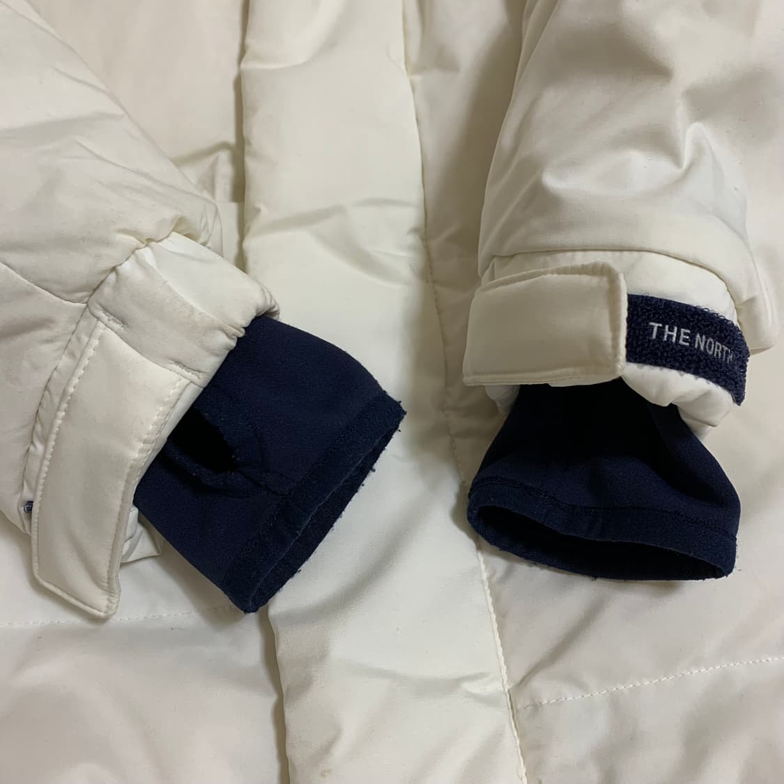 노스페이스 평창동계올림픽 화이트 롱패딩 오리털 M 95 상품이미지6