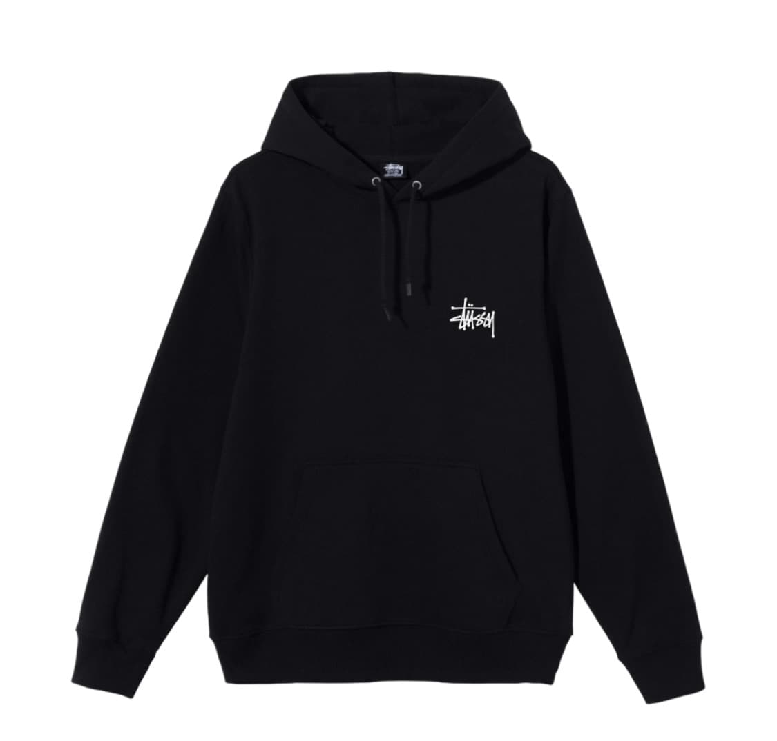 스투시 베이직 스투시 후드티 블랙 2021 상품이미지2