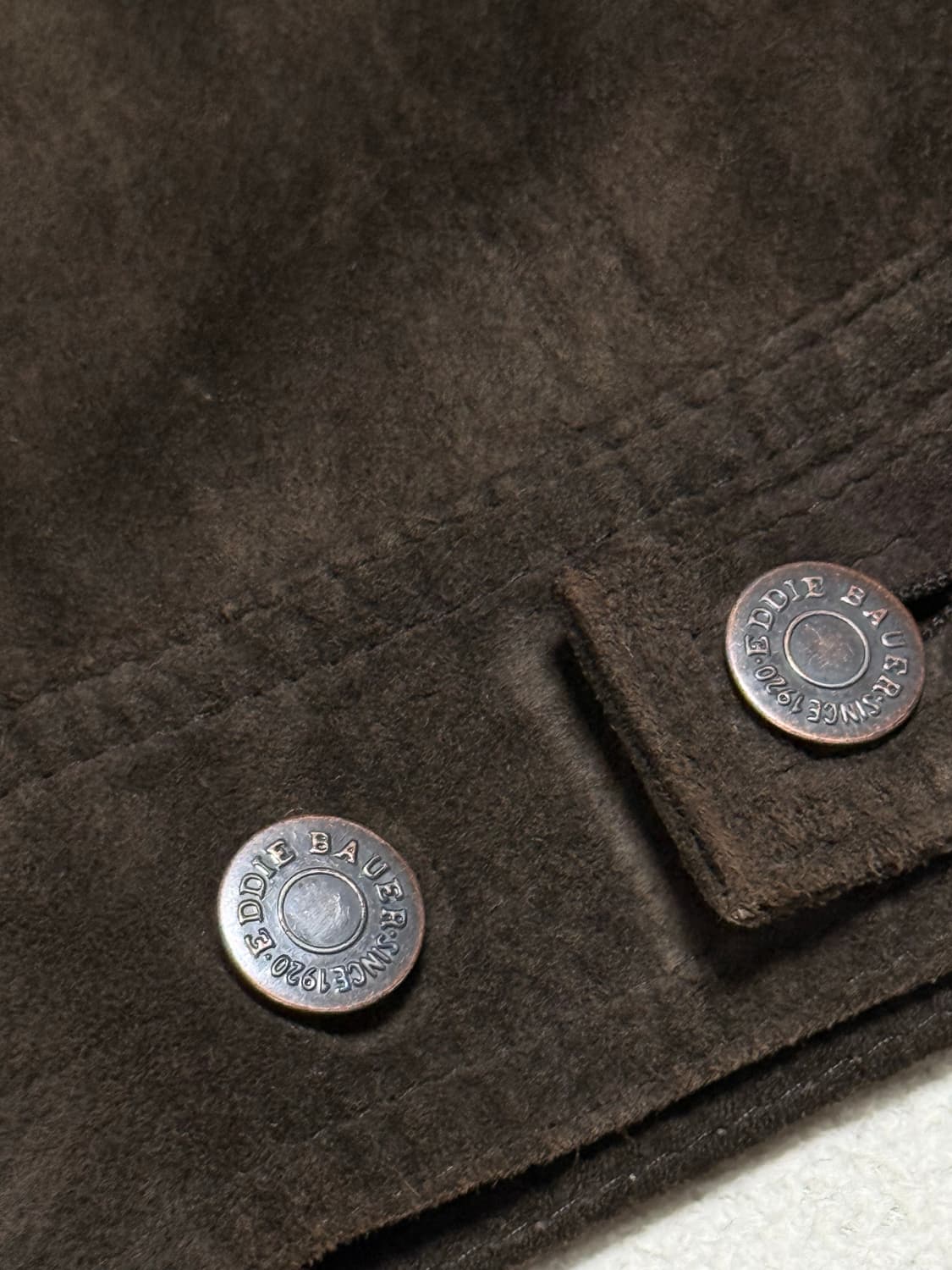 에디바우어 스웨이드 레더 자켓 Eddie Bauer [L]  상품이미지8