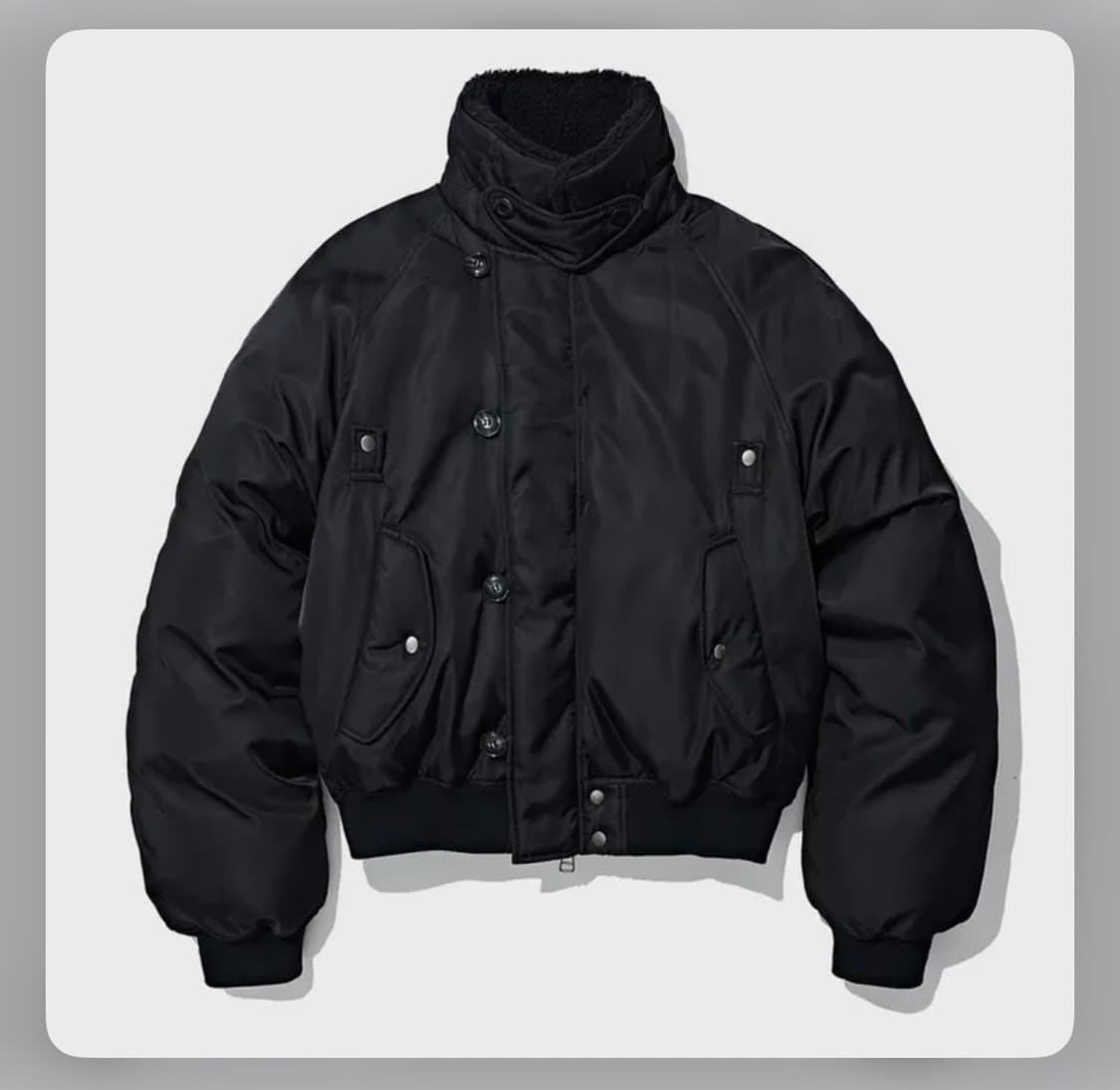 파르티멘토 1950 N2B 밀리터리 숏 파카 블랙 M 상품이미지1