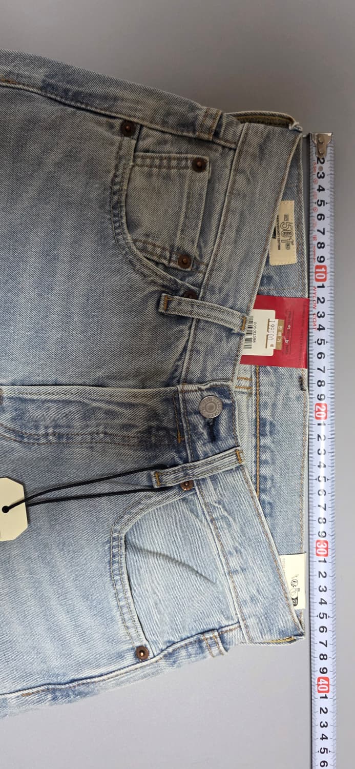 리바이스 501 150주년 셀비지 연청 (W28) 상품이미지2
