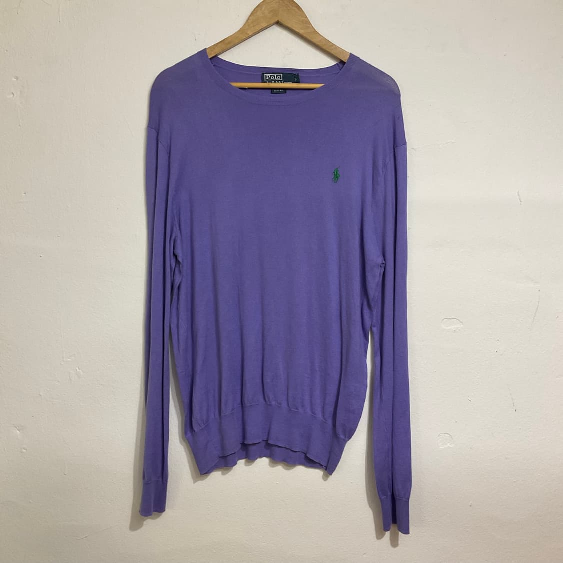 폴로 피마코튼 간절기용 니트 상품이미지1