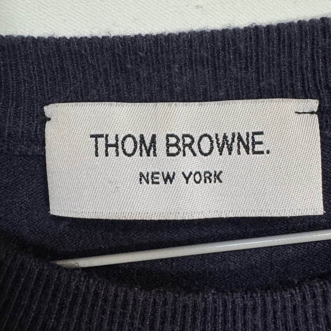 톰브라운 씨호스 니트 반팔 상품이미지5