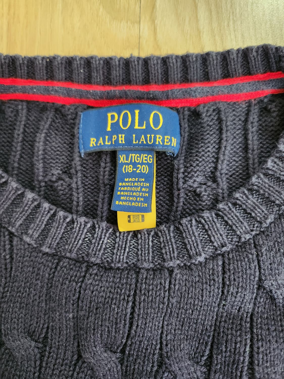 폴로랄프로렌 케이블니트 (XL18-20, 상품이미지7