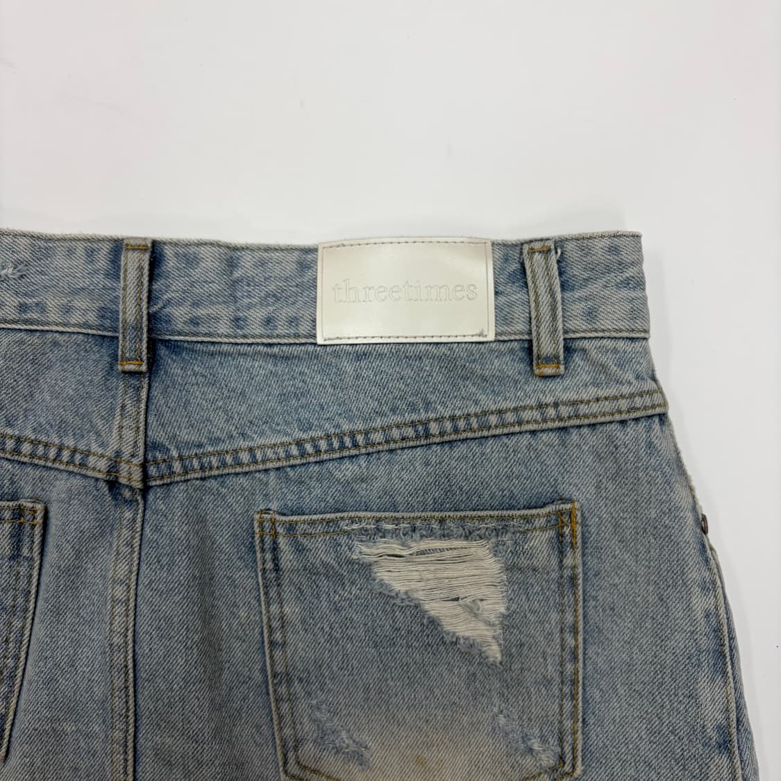 Threetimes 쓰리타임즈 데님 스커트 L 상품이미지7