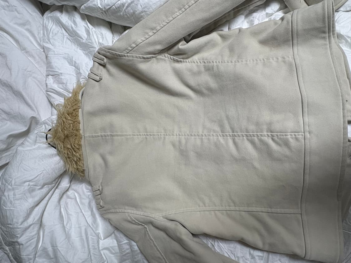 Id Vintage 아이보리 무스탕 상품이미지5