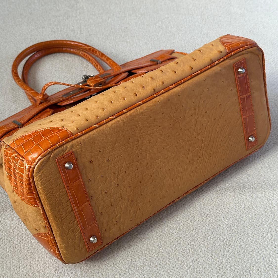 타조 가죽 토트백 상품이미지8