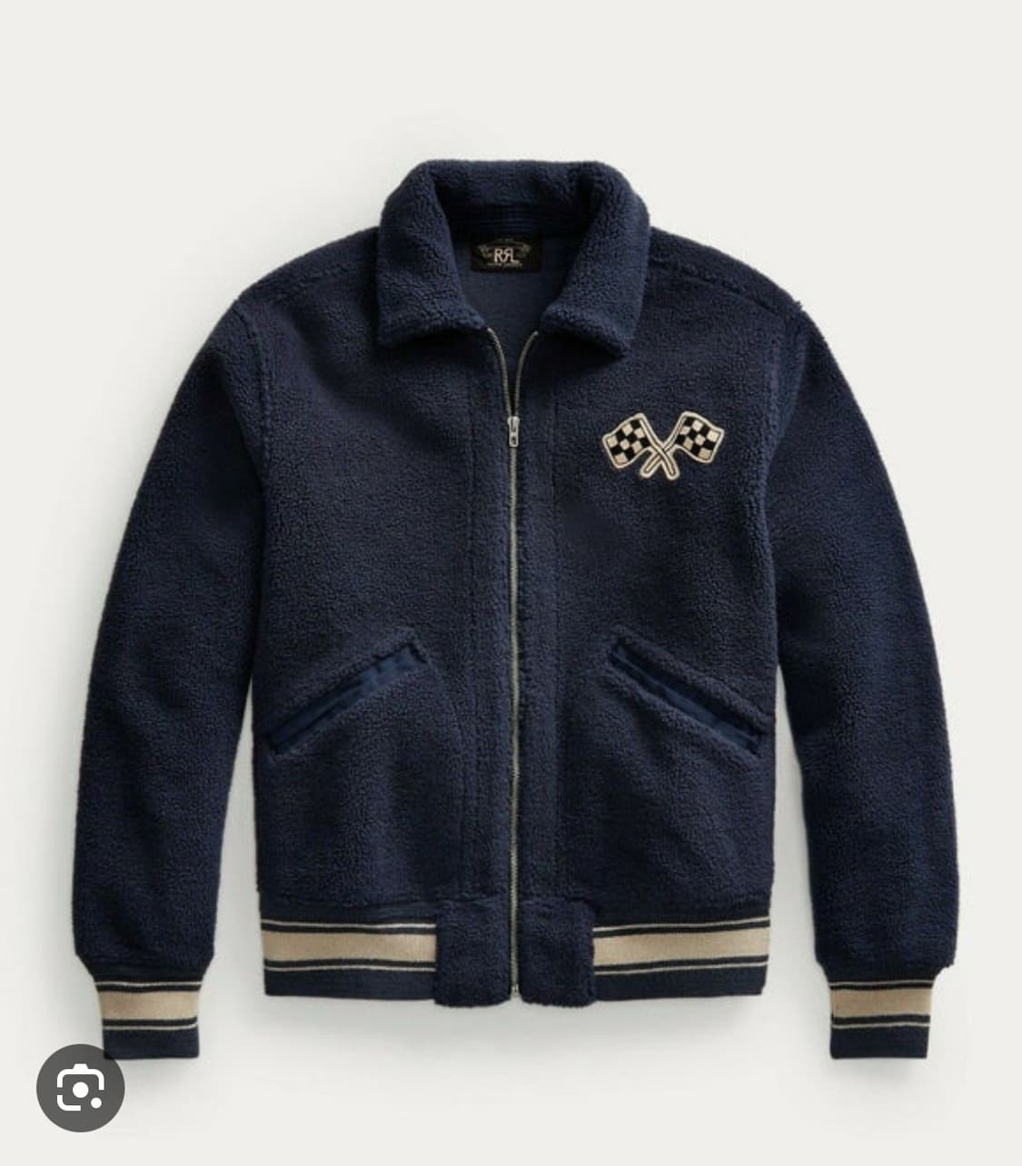 RRL 더블알엘 플래그 깃발 플리스 자켓 L 상품이미지1