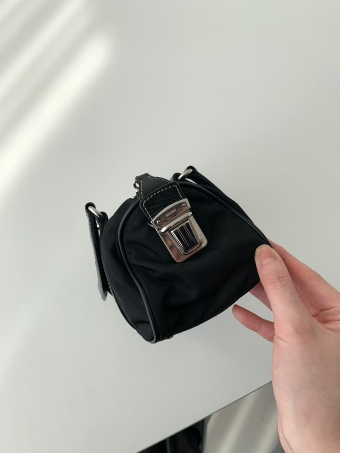 빈티지 프라다 미니 볼링백(정품) 상품이미지6