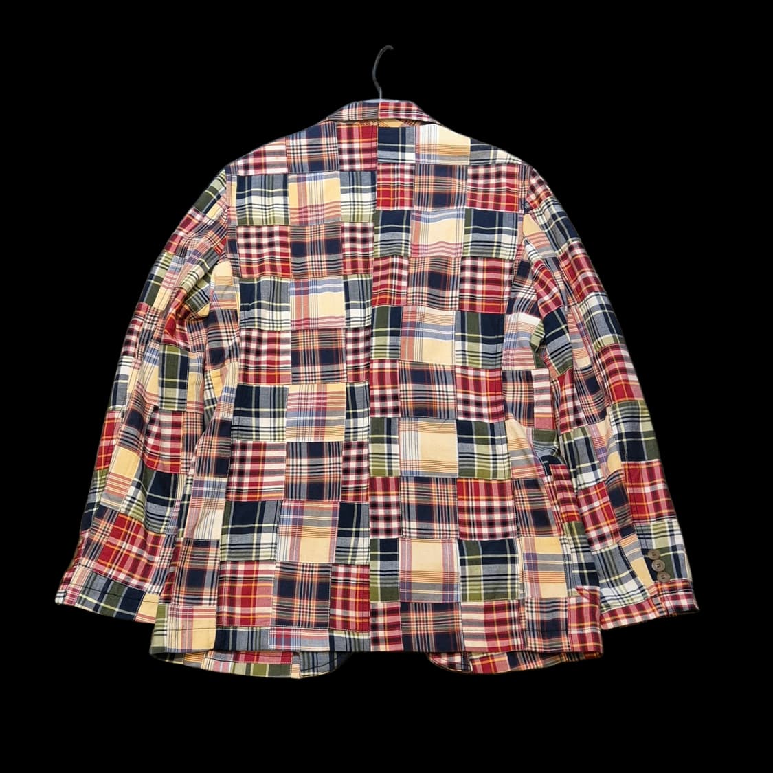 95 빈폴 패치워크 면 체크블레이져  상품이미지2