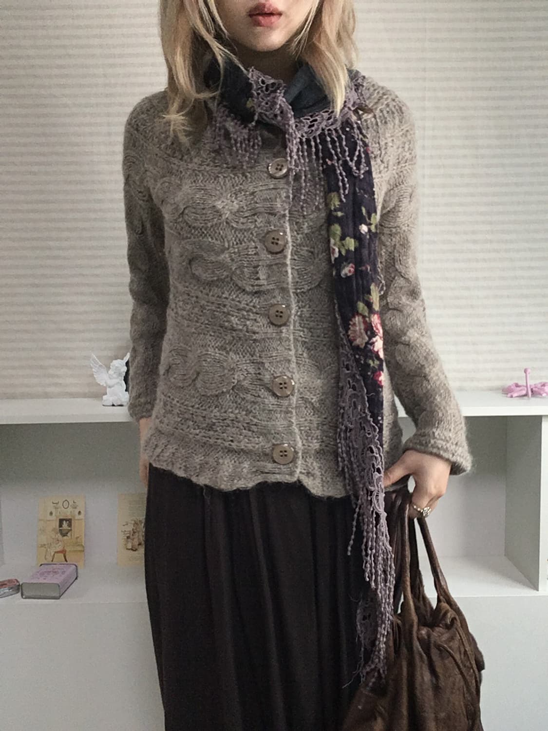 made in italy handmade cocoa beige knit  상품이미지3