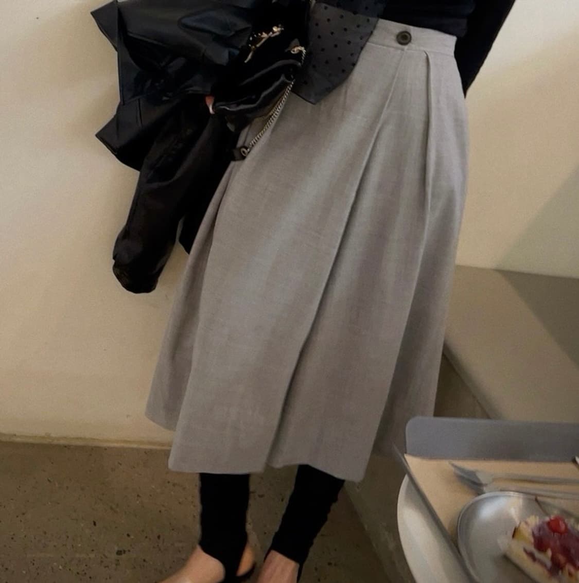 비비안웨스트우드 그레이 큐롯 팬츠 38 상품이미지2