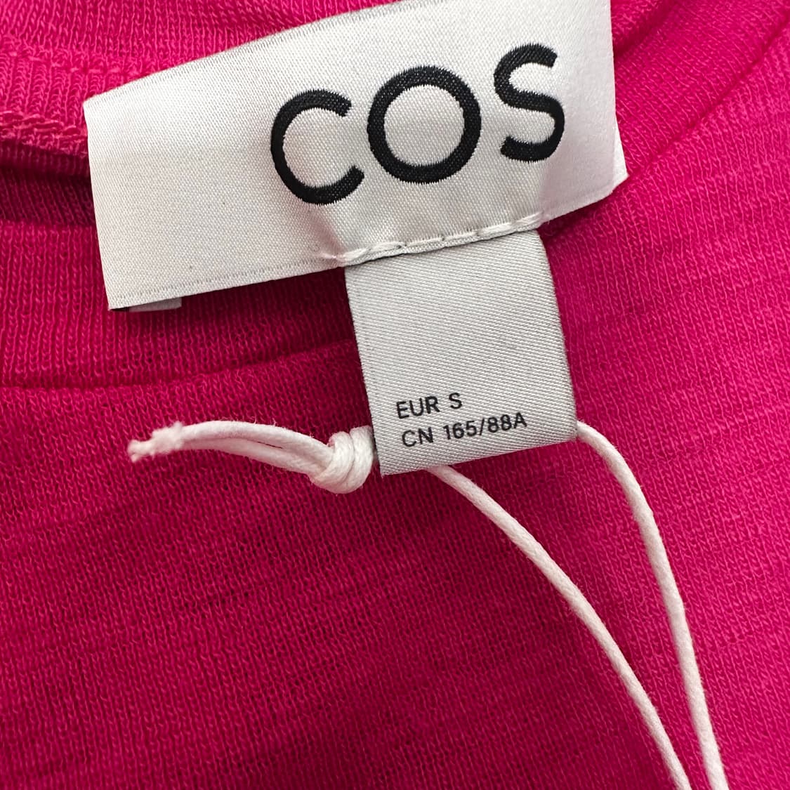 [새상품] COS 코스 여성 긴팔티셔츠 핑크 S 상품이미지4