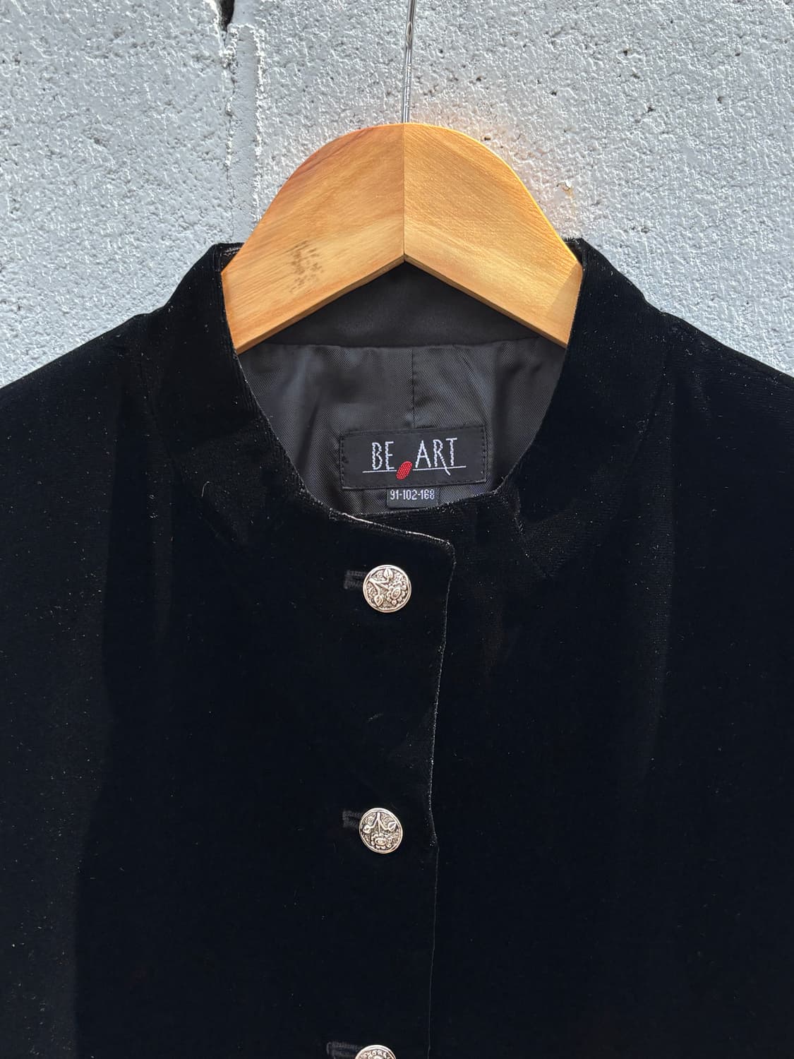 블랙 벨벳 자켓  상품이미지2