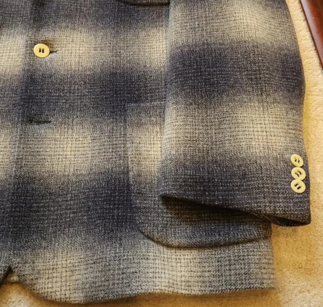 90s 조르지오 아르마니 울 플란넬 스포츠코트 46(105) 상품이미지6