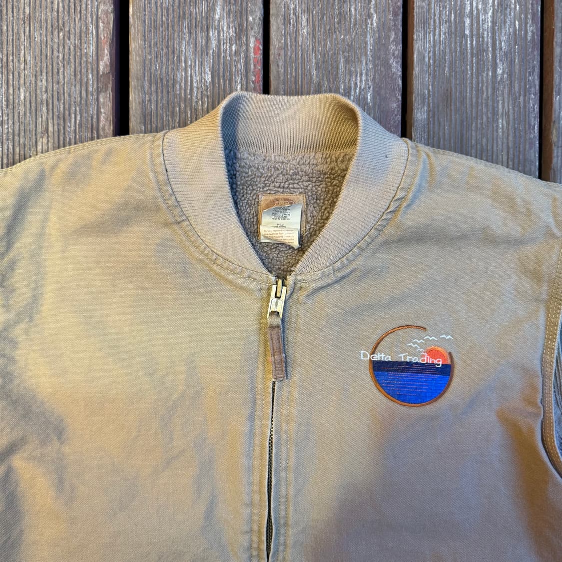 빈티지 양털 워크 베스트 베이지 상품이미지2