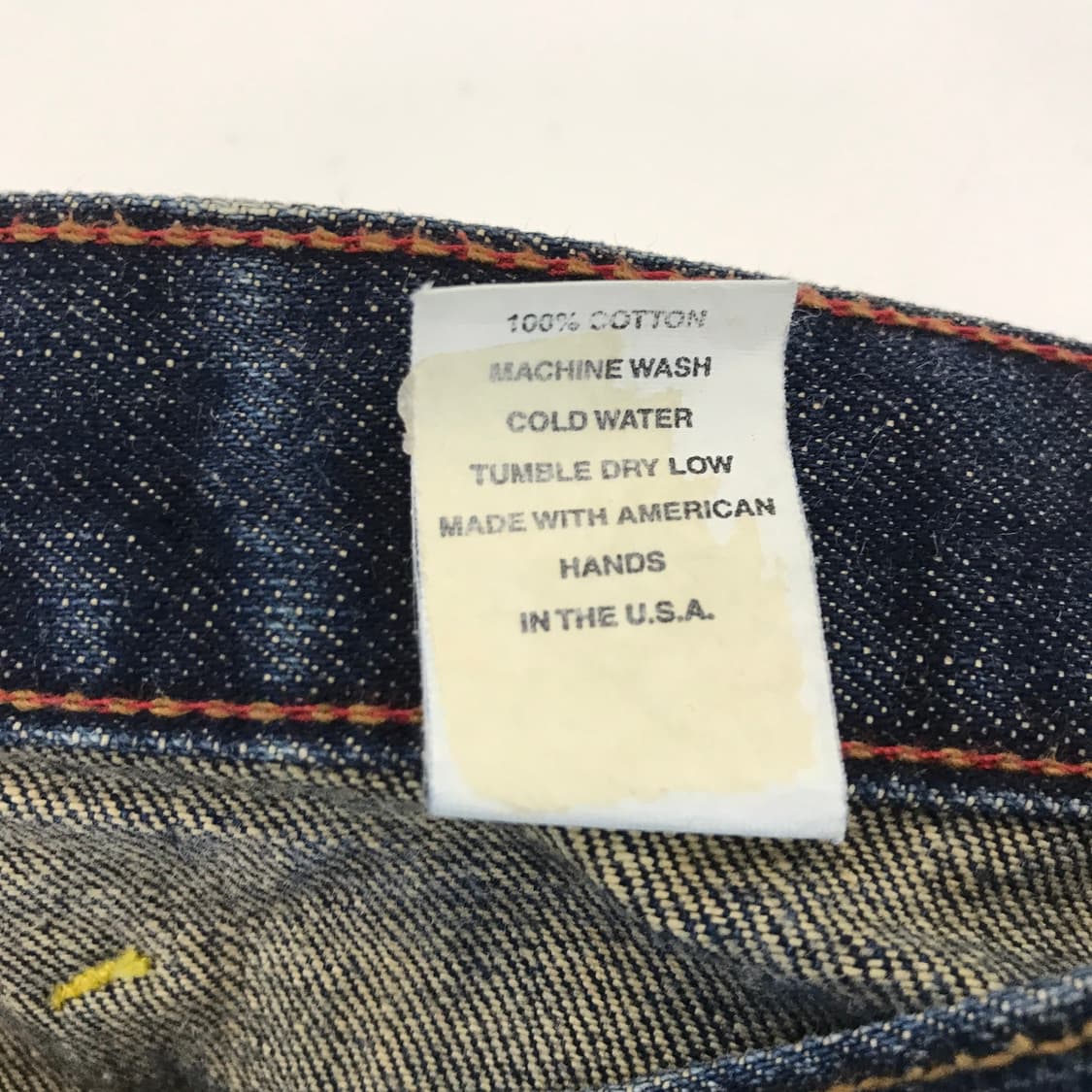 본더치 Von Dutch 셀비지 USA 데님 청바지 [30-31인치] 상품이미지7