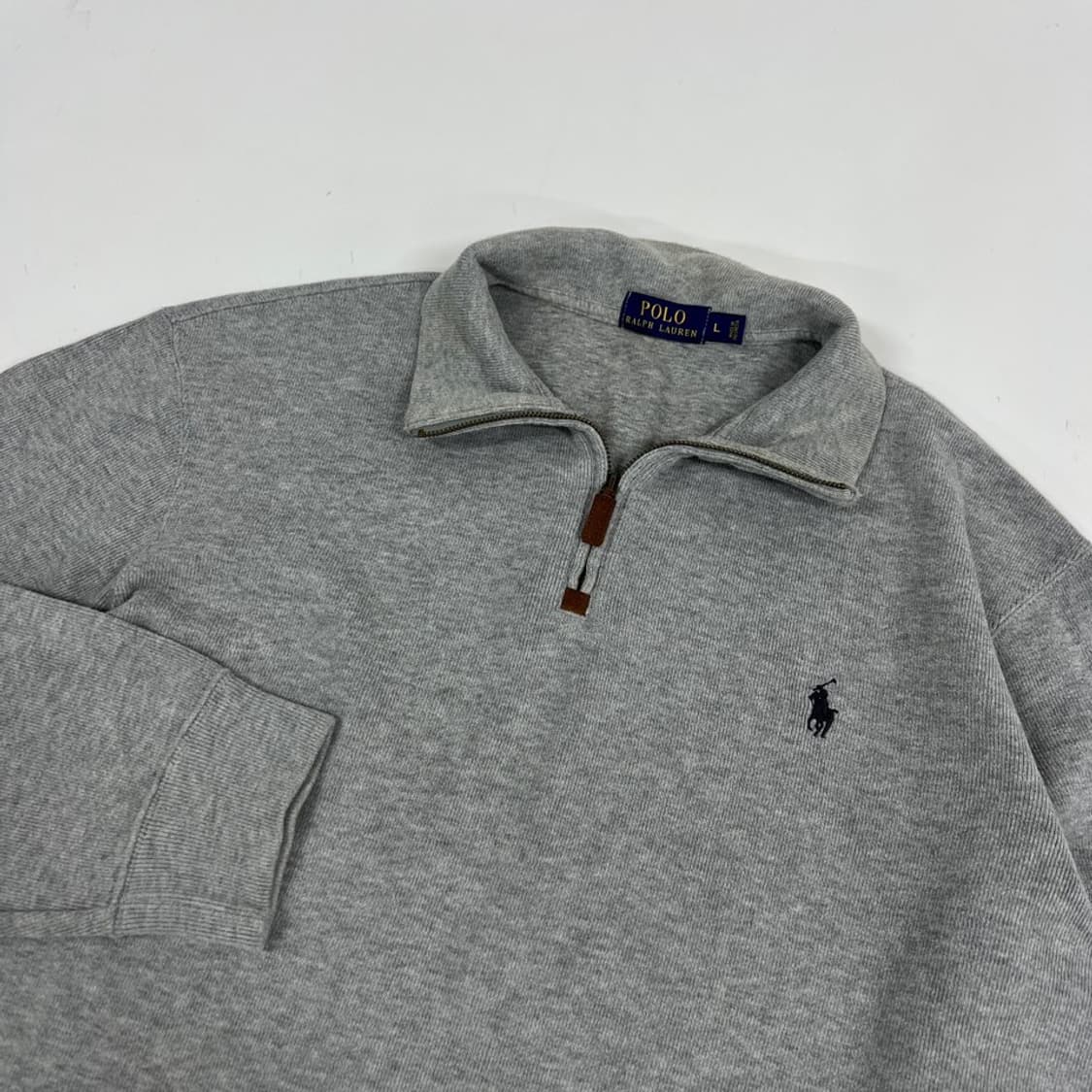 폴로 반집업 니트 상품이미지2