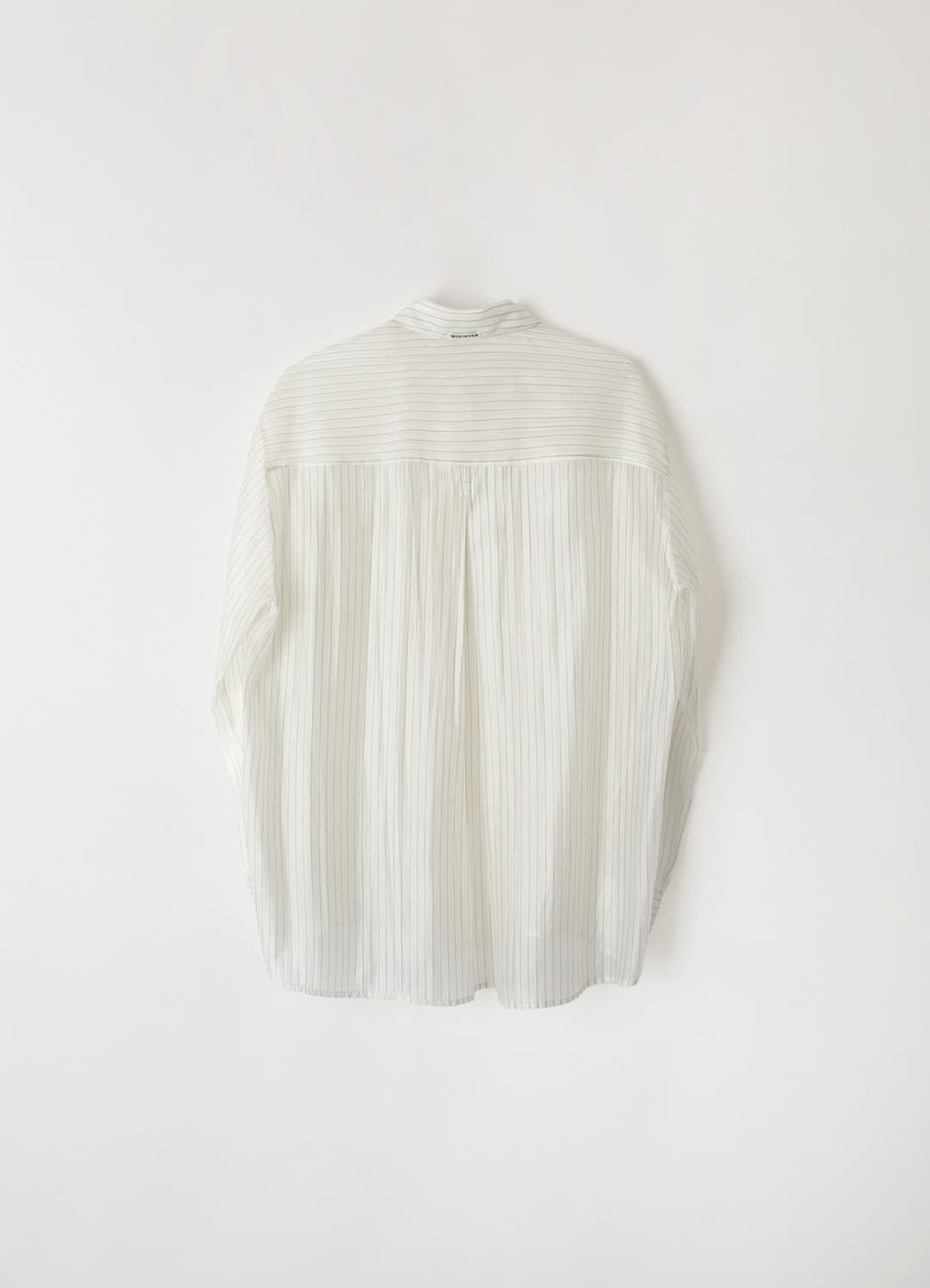 르바(LEVAR) Sheer Stripe Over-Shirt 상품이미지3