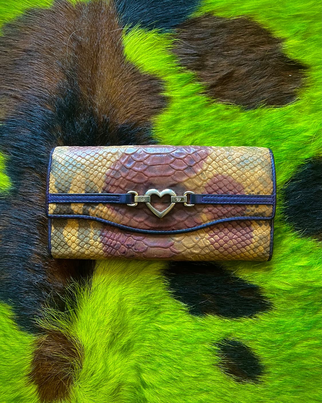 90-00s VIGEVANO Leather Python Wallet 상품이미지2