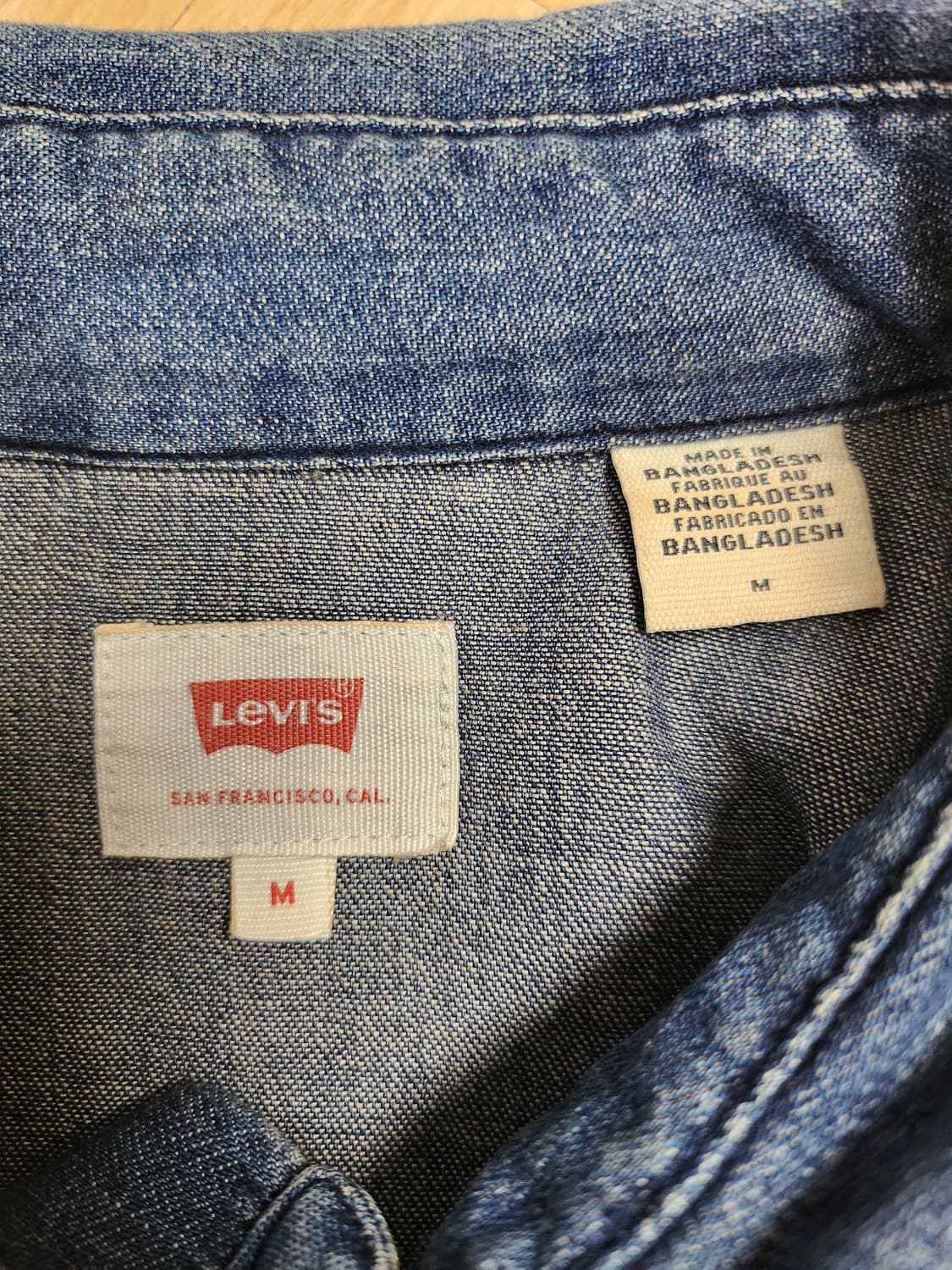 리바이스 웨스턴데님셔츠 (M 상품이미지7