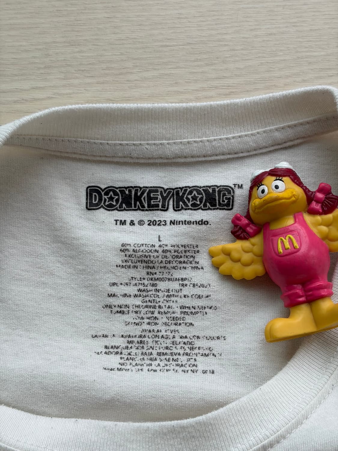 닌텐도 동키콩 Donkey Kong 오피셜 반팔 티셔츠 L (103) 상품이미지5