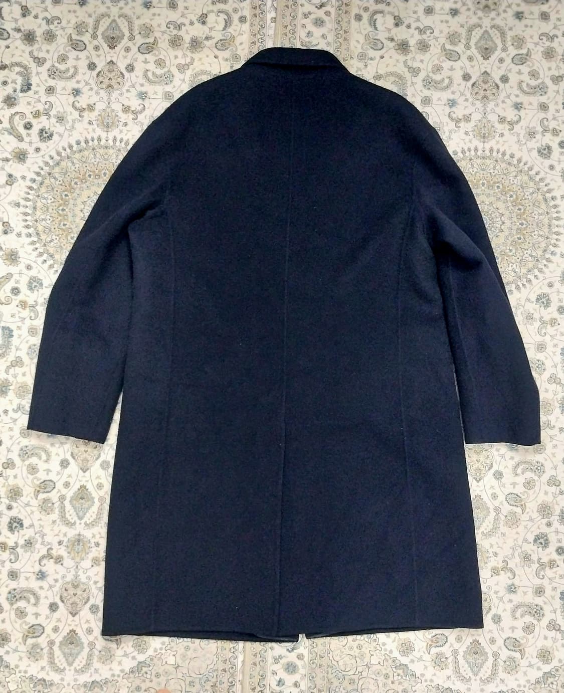 헤지스 캐시미어 혼방 진네이비 코트 105 상품이미지4