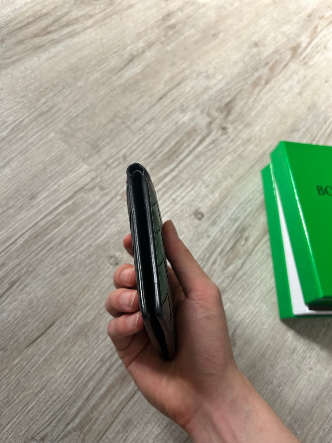 [25년/5월] 보테가베네타 반지갑 블랙 풀구성 상품이미지5