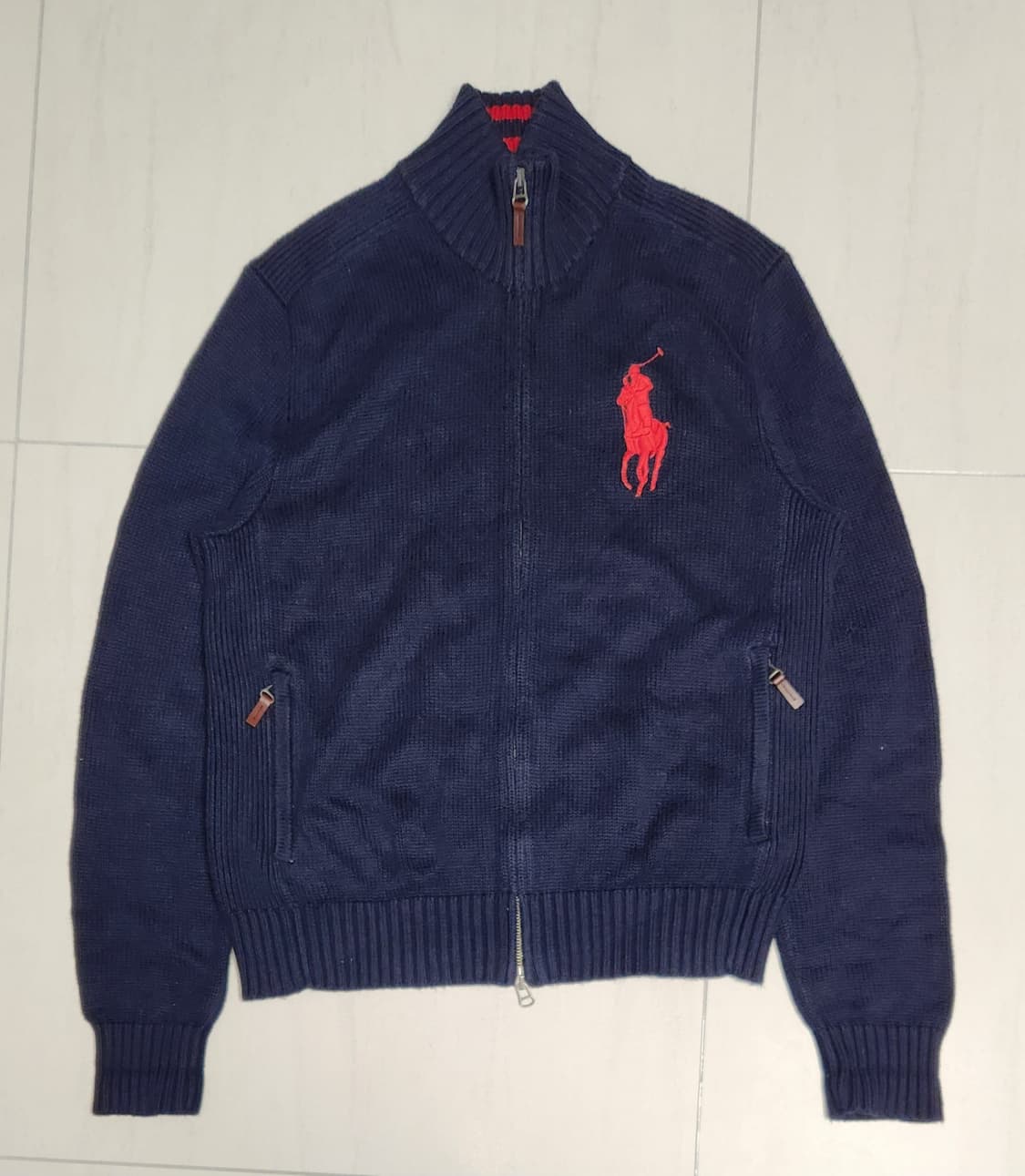 폴로 빅포니 네이비 집업 XL 상품이미지1