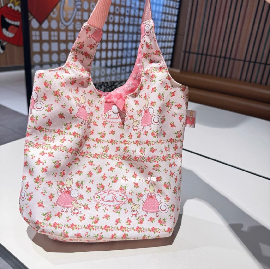 마론크림 손가방 도시락가방 산리오가방 새상품 상품이미지2