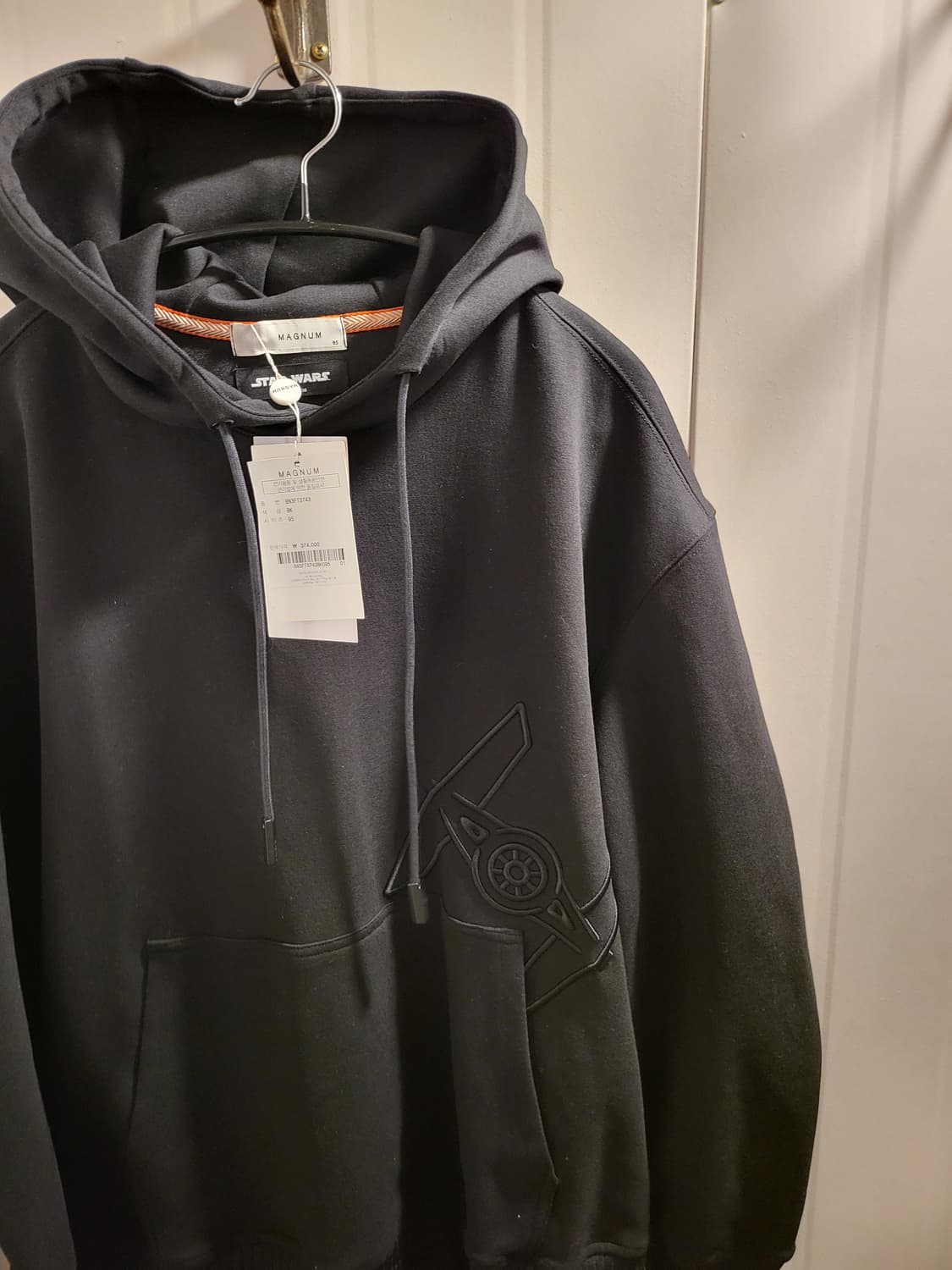 MAGNUM 스타워즈 후드티 블랙 상품이미지3