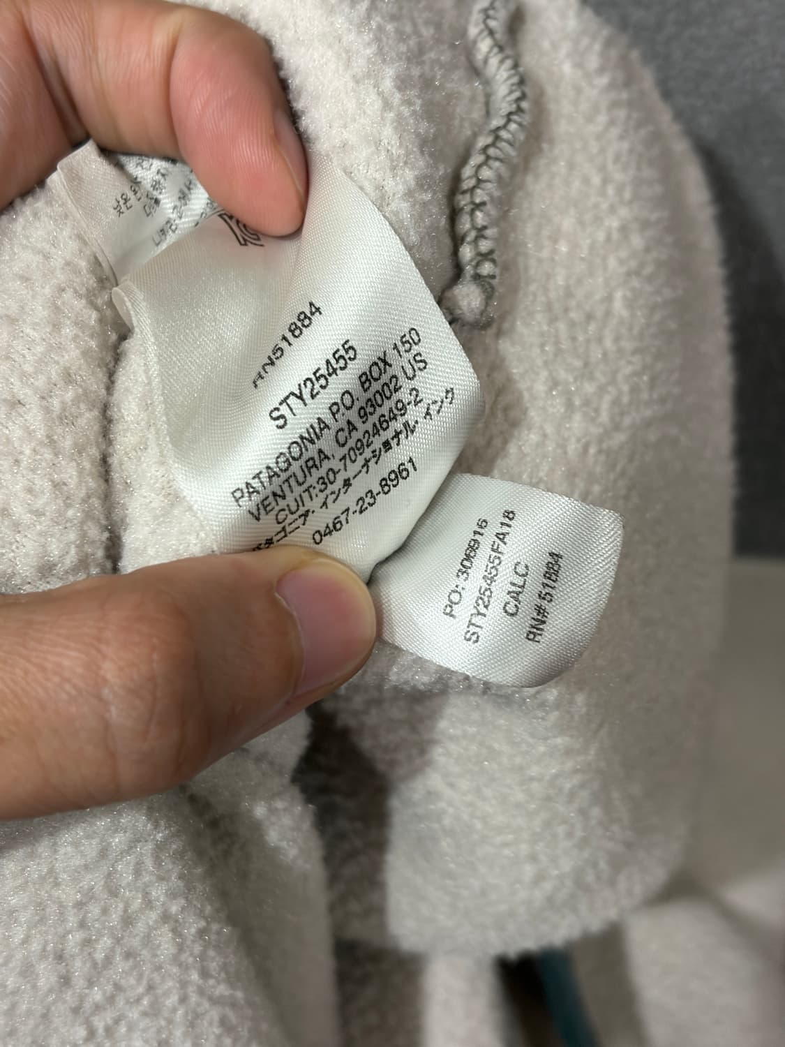 J7 파타고니아 신칠라 스냅T 플리스 M 상품이미지5