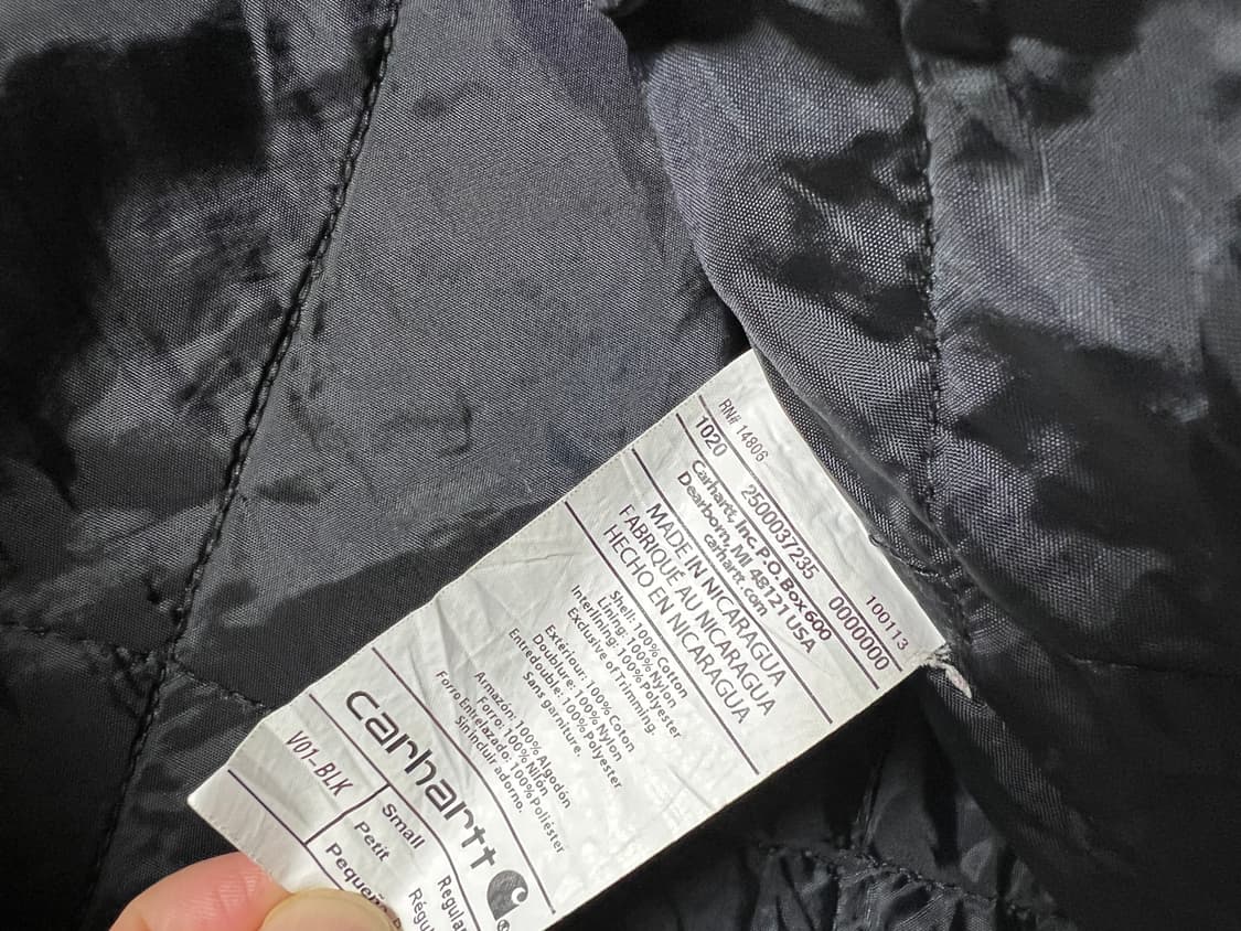 칼하트 V01 BLK 아크틱 퀼트 라인드 베스트 상품이미지4