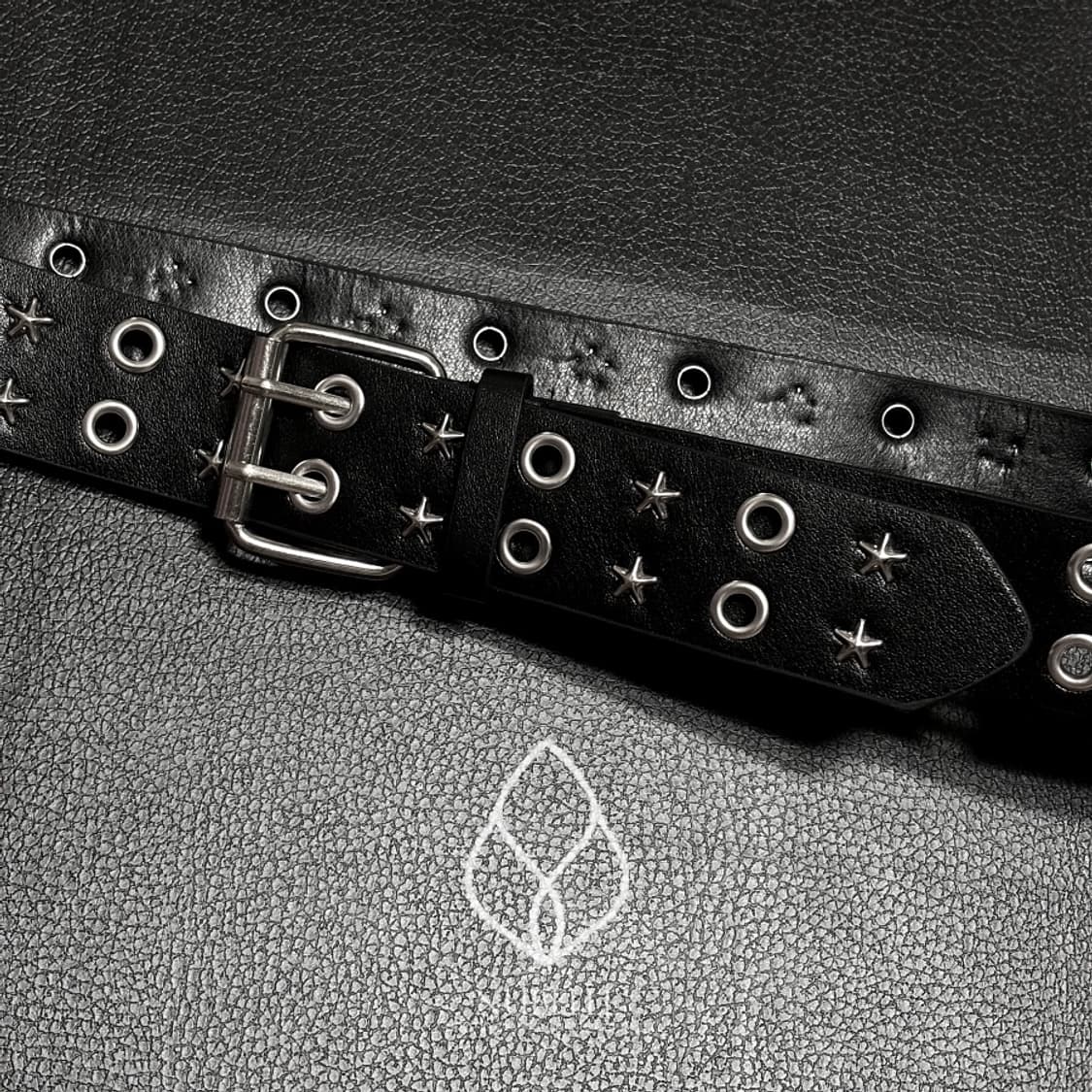 🌗 Star eyelet belt / 별 스터드 아일렛 웨스턴 벨트 상품이미지1