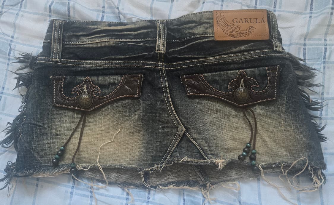 garula 미니 청스커트 상품이미지3