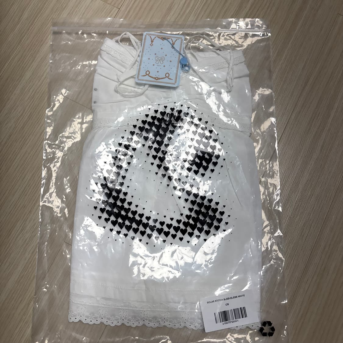 SOLAR STITCH SLEEVELESS WHITE (코이세이오) 상품이미지2