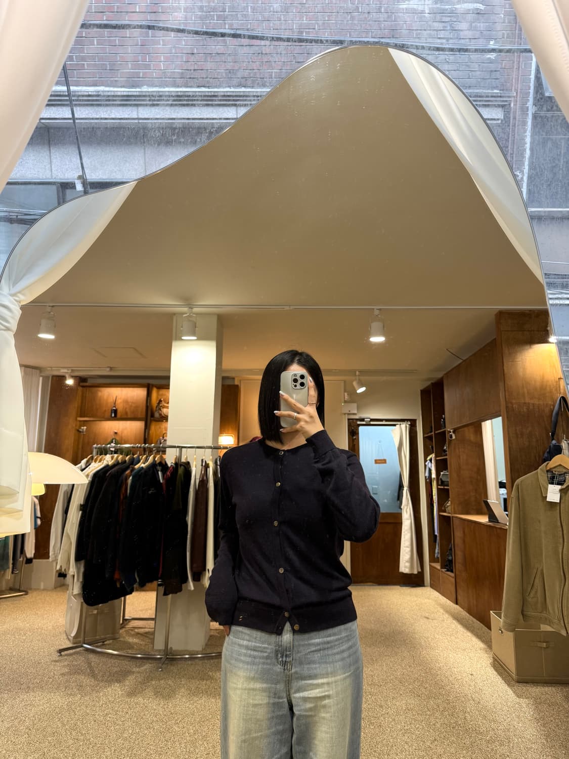 이세이미야케 모헤어 가디건 상품이미지2