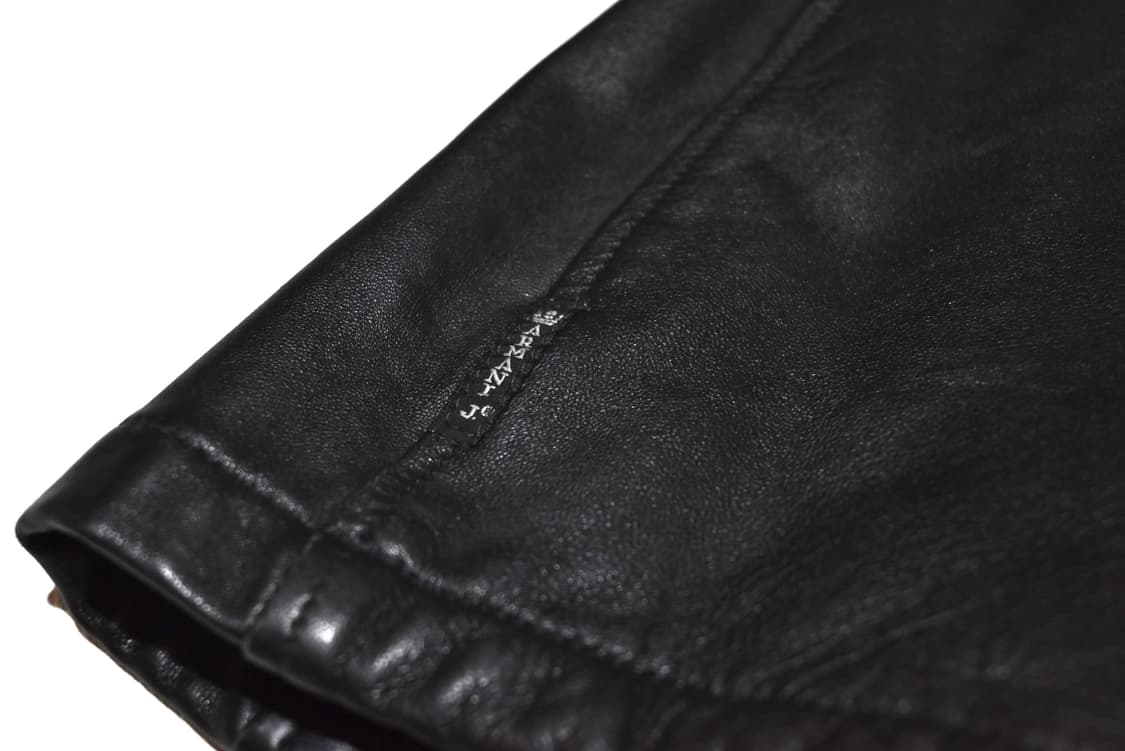 Armni jenas 90s vegan leather coat  상품이미지5