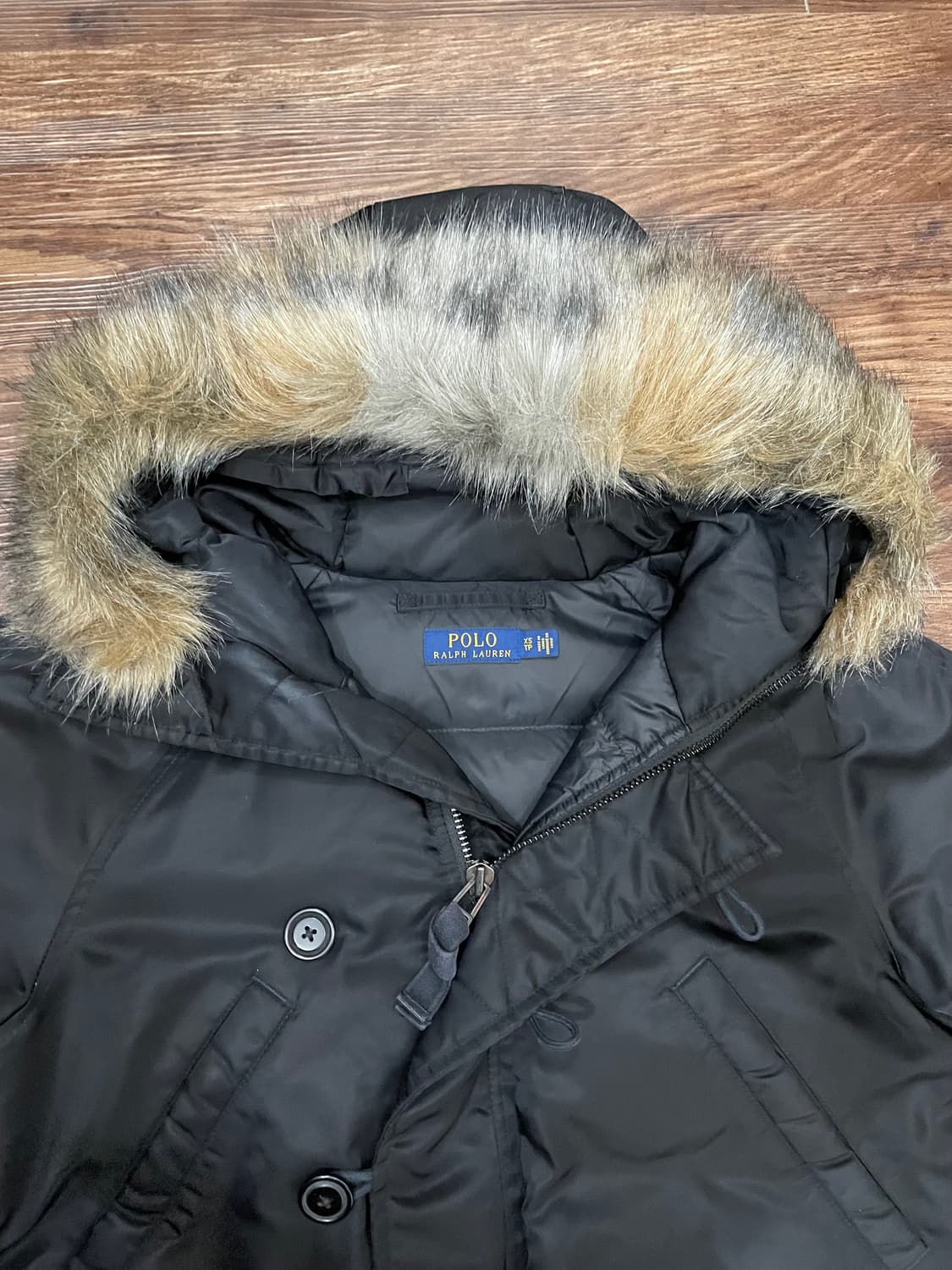 폴로 랄프로렌 n3b 다운 파카 야상 블랙 상품이미지7