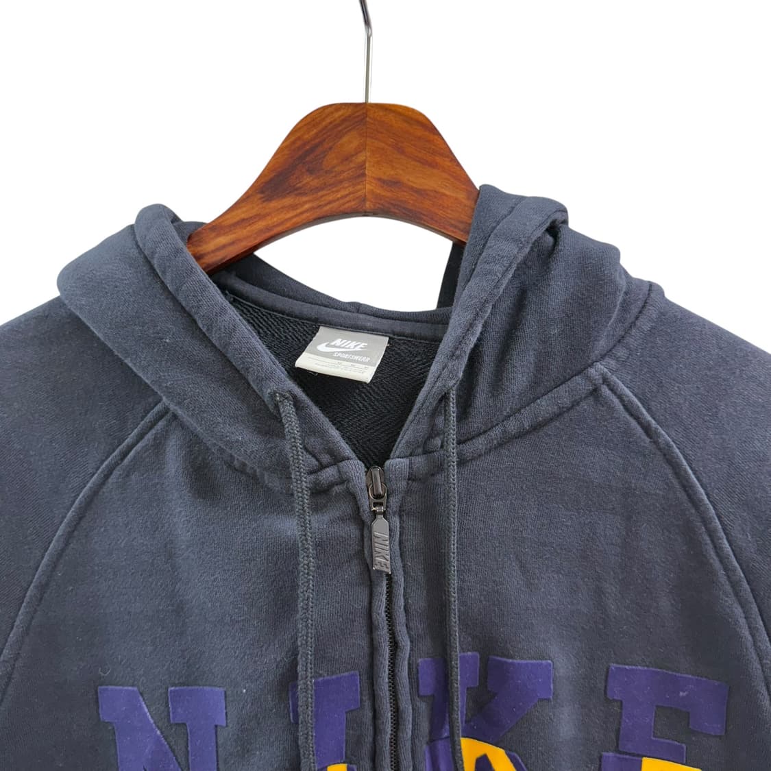 [M] 나이키 블랙 스트라이프 후드집업 상품이미지5