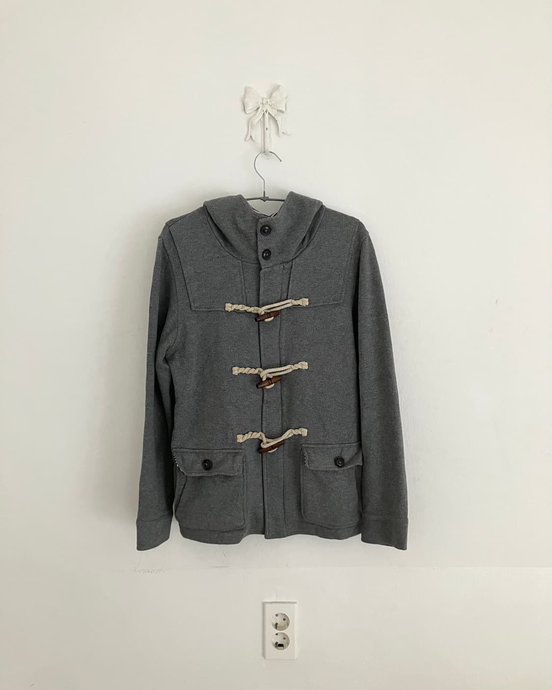 그레이 떡볶이 숏 자켓 상품이미지4