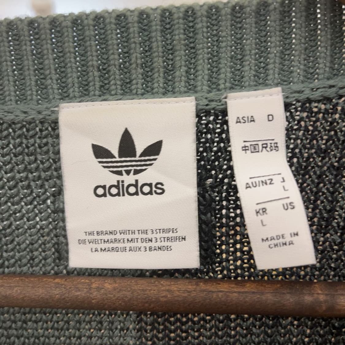 아디다스 오리지널스 스트릿 힙합 로고플레이 니트 L C07368 상품이미지5