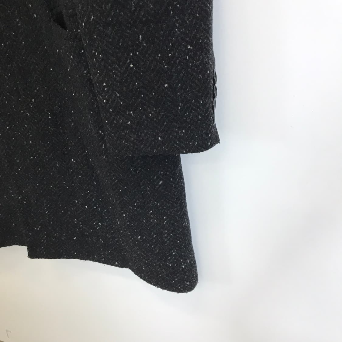 캘빈클라인 90s 울트위드 헤비울 모직코트 [남성105] 상품이미지3