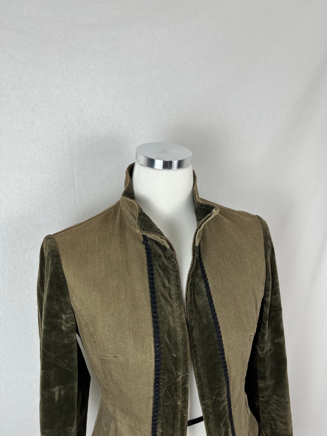 Vintage (maede in japan) 벨벳 도킹자켓 상품이미지2