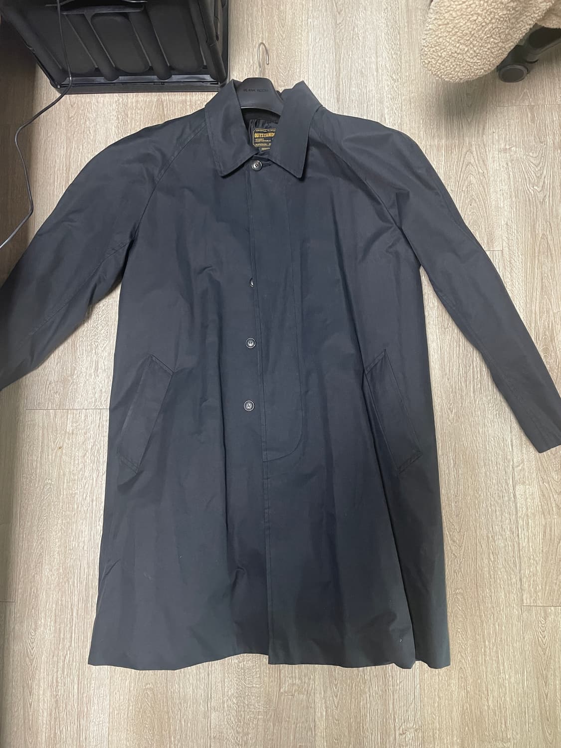 [M] 아웃스탠딩 트렌치코트 진네이비 상품이미지3