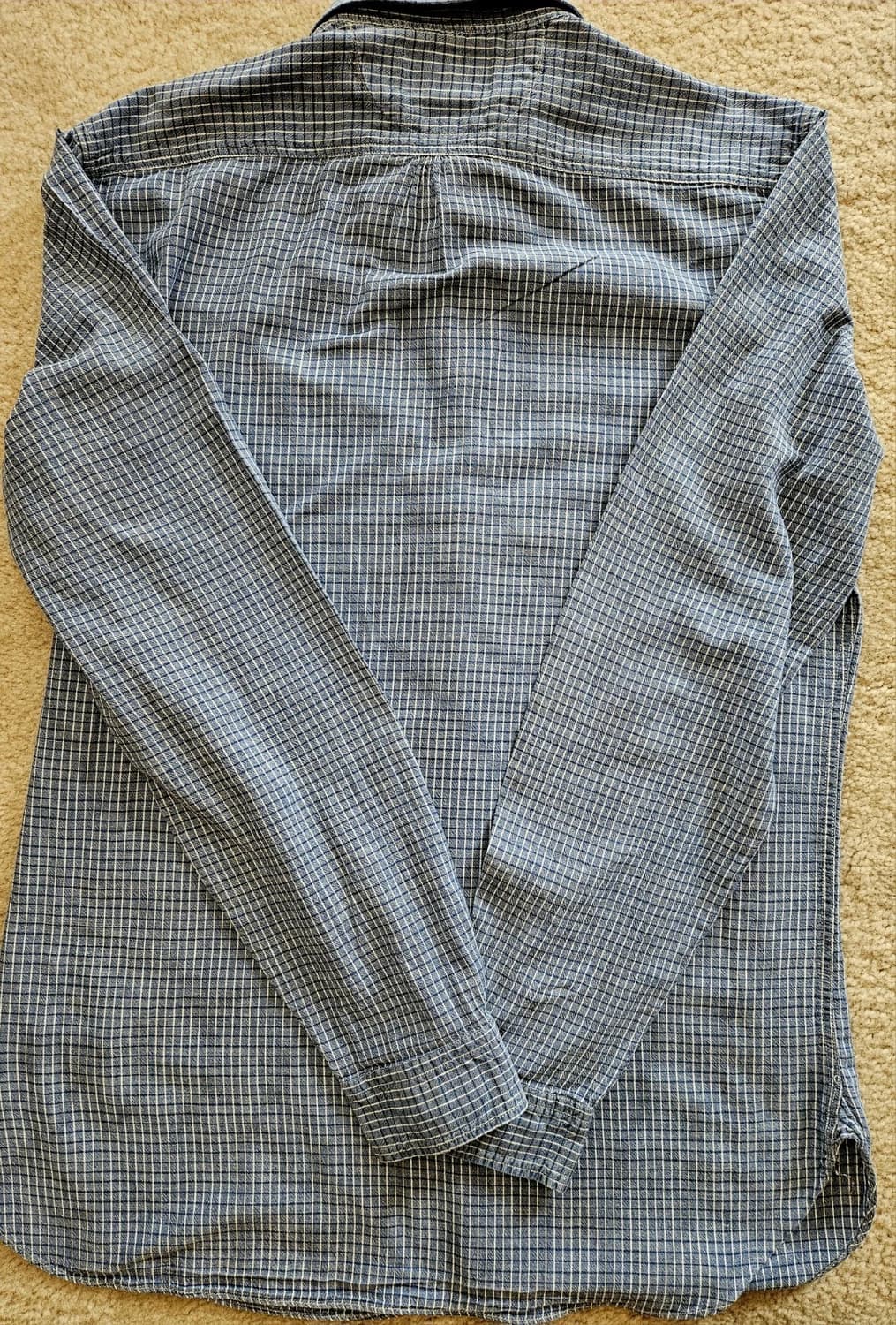 RRL 더블알엘 인디고 미니 체크 워크셔츠 상품이미지4